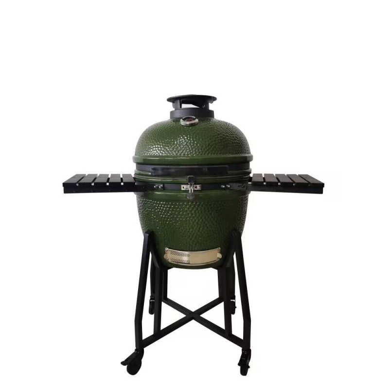 Master Grill 22" Premier Kamado Ceramic Smoker Set Master Grill 22" Premier Kamado Ceramic Smoker Set