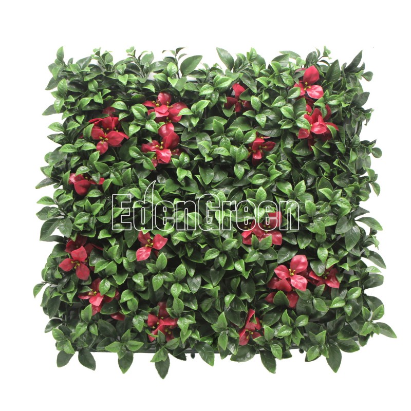 Gardenia Red EGA092 50*50cm EdenGreen Vertical Green Wall Artificial Hedge Tile Gardenia Red EGA092 50*50cm EdenGreen Vertical Green Wall Artificial Hedge Tile