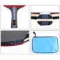 BOKA Training Table Tennis Rackets with Carry Case (2PCS)