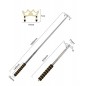 Adjustable Stainless Steel Pool Stick Bridge with Removable Head