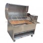 XL Stainless Steel Hooded Spit Roaster Charcoal BBQ Grill XL Stainless Steel Hooded Spit Roaster Charcoal BBQ Grill