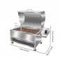 XL Stainless Steel Multi-function Hooded Spit Roaster Charcoal BBQ Grill XL Stainless Steel Multi-function Hooded Spit Roaster Charcoal BBQ Grill
