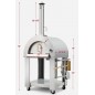 Dual Fuel Stainless steel Pizza Oven with Deluxe Enamel Top