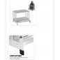 Stainless steel Floor rack stand