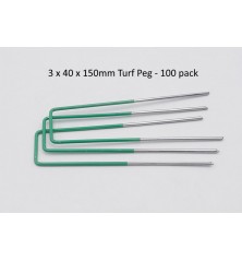 Turf Peg U Pins 3x40x150mm - 100 pack