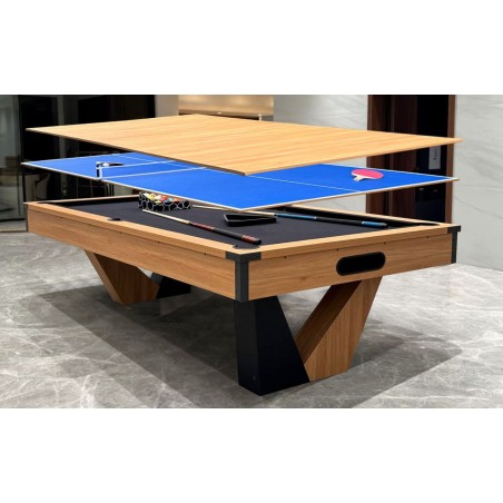 Venus V2 8FT 3IN1 POOL TABLE with BALL RETURN FUNCTION