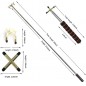 Adjustable Stainless Steel Pool Stick Bridge with Removable Cross Head