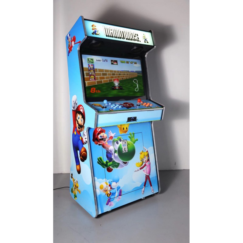 32″ LCD 2 Player Slim Upright Arcade Machine - Mario Bros.