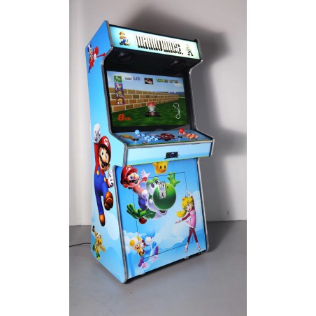 32″ LCD 2 Player Slim Upright Arcade Machine - Mario Bros.