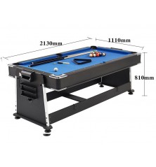 7ft 4 in1 Convertible Pool Table