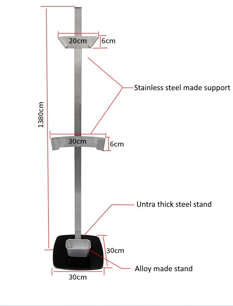 Stainless steel Pizza Tools Rack