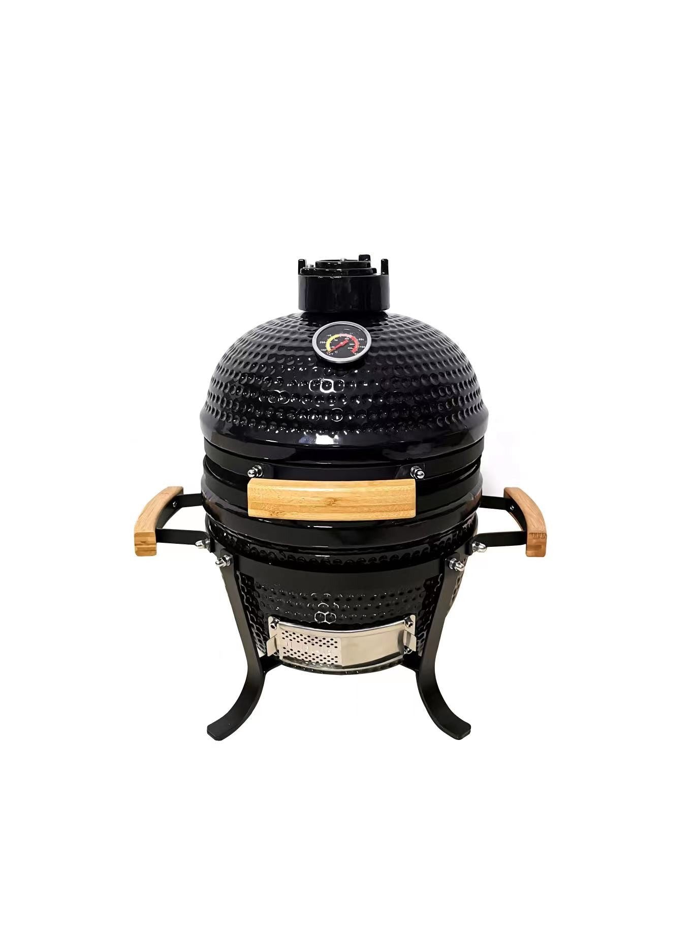 Master Grill 13" Mini Kamado Ceramic Smoker