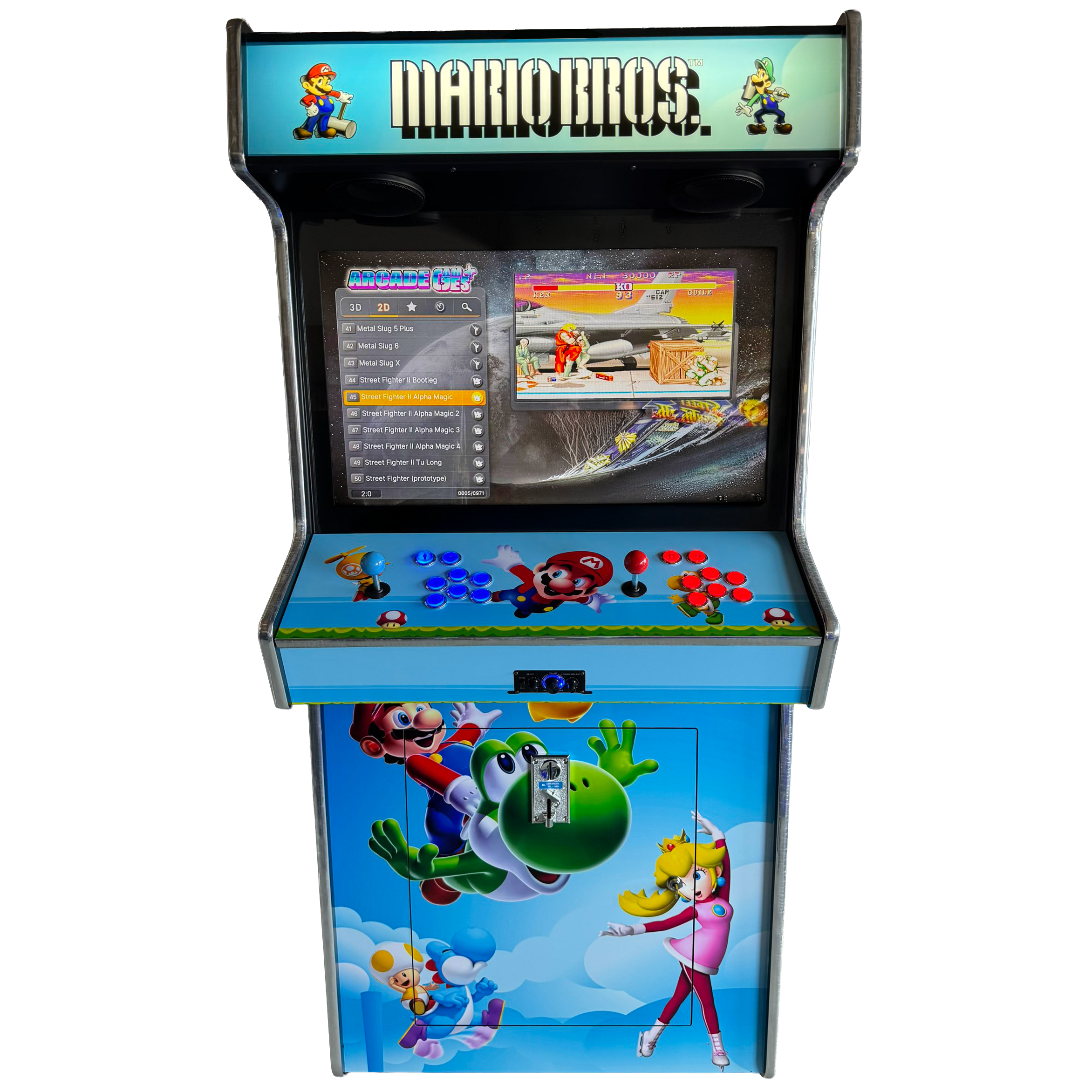 32″ LCD 2 Player Slim Upright Arcade Machine - MB