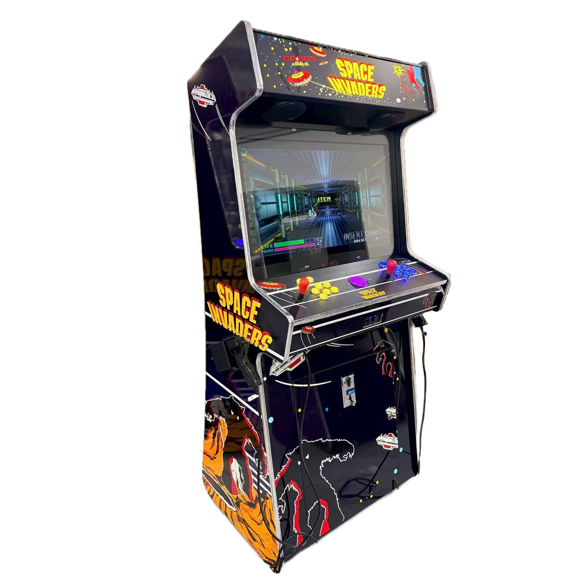 32″ LCD 2 Player Slim Upright Arcade Machine with light gun support - SI