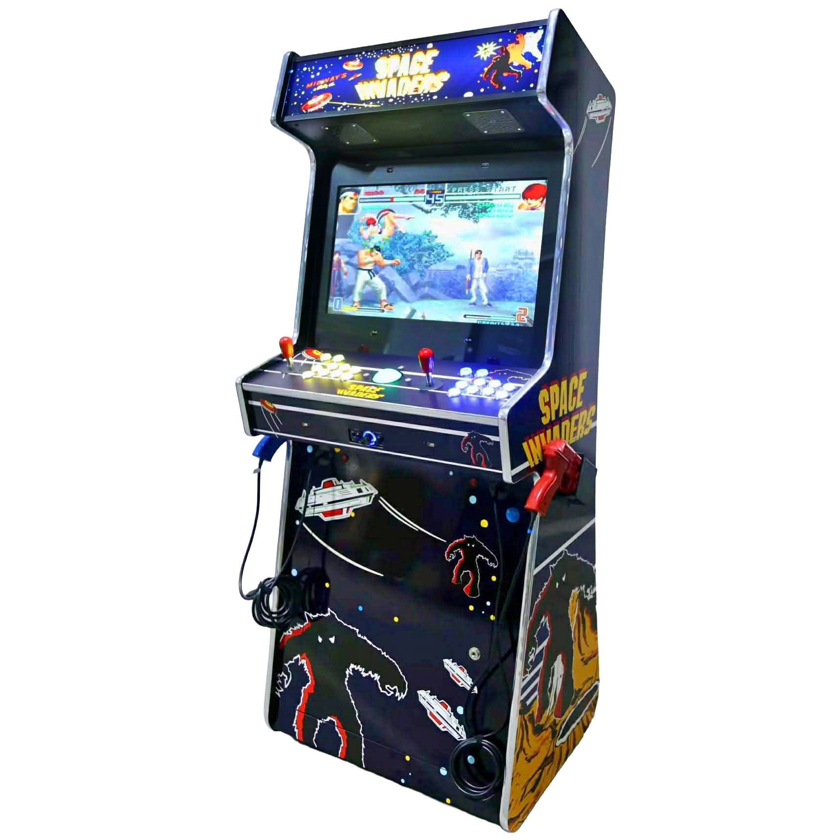 32″ LCD 2 Player Slim Upright Arcade Machine with light gun support - SI