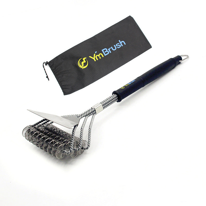 YM BBQ Grill Stainless Steel scraper and brush