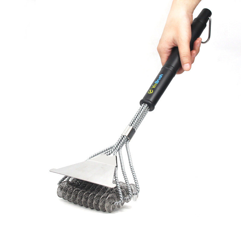 YM BBQ Grill Stainless Steel scraper and brush