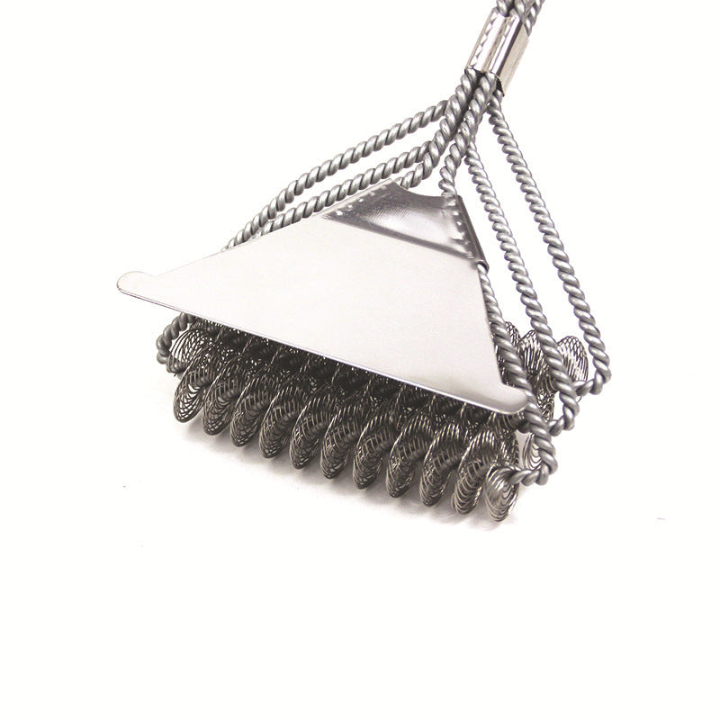 YM BBQ Grill Stainless Steel scraper and brush
