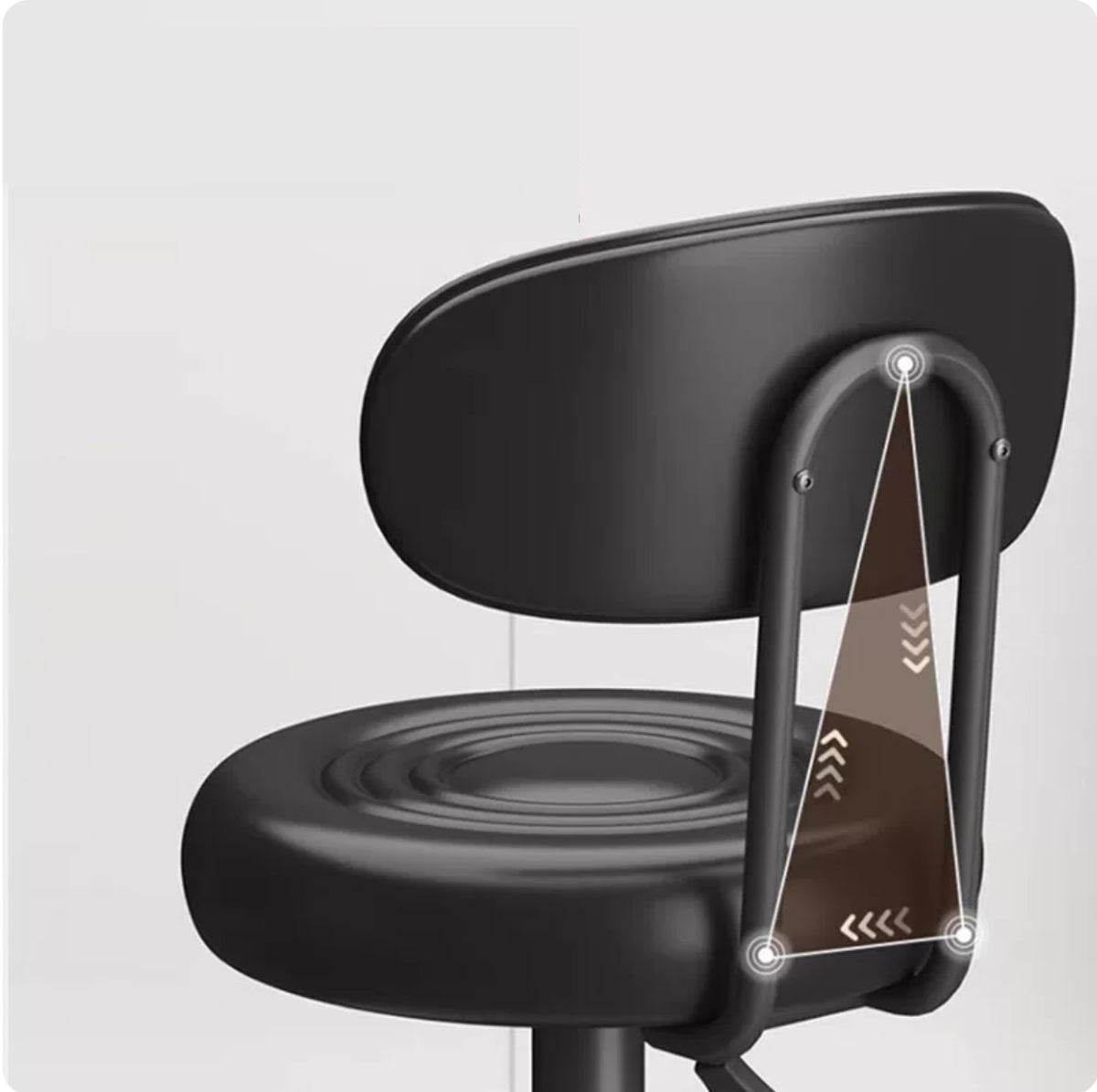 Bar stool 360˚ Swivel & Adjustable Height